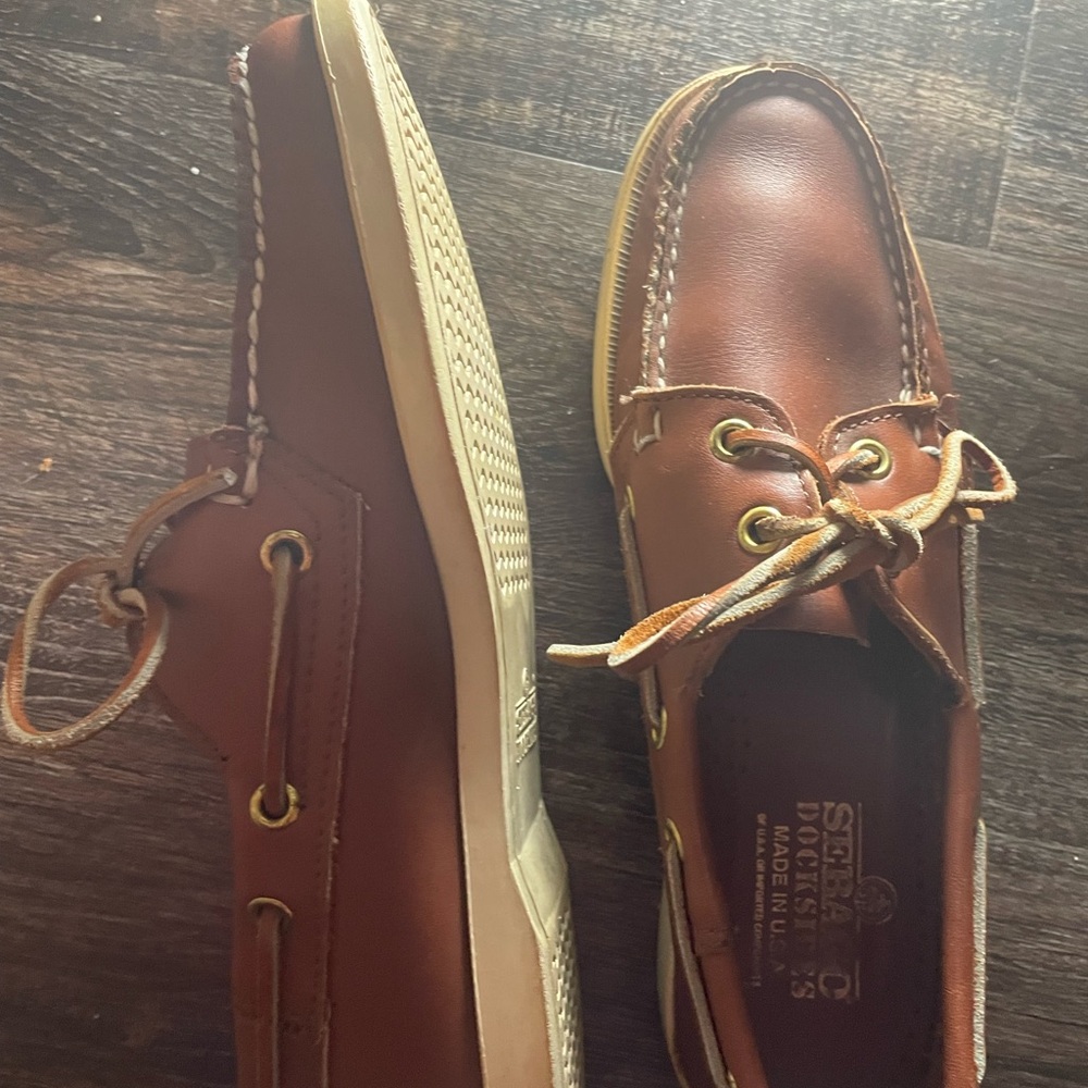 Sebago Men's Portland Dockside Leather Boat Shoe 9M - Picture 5 of 7